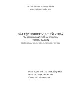 Đề tài tìm hiểu khả năng phát âm đúng của trẻ mẫu giáo lớn trường mầm non dị nậu   tam nông  phú thọ