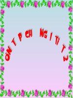 TIẾT 24 ôn tập CHƯƠNG 1 TIẾP 