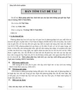 Đề tài Biện pháp phát huy tính tích cực của học sinh thông qua giờ học Ngữ văn ở trường Trung học cơ sở Ninh Điền