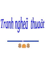 TRANH của học sĩ bùi XUÂN PHÁI 