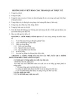 HD viet BC tham quan thuc te