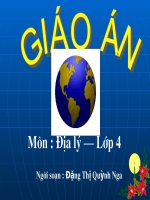 GIÁO án môn  địa lý lớp 4 thành phố hải phòng 