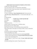 THÔNG báo về VIỆC CHÀO bán cổ PHIẾU RA CÔNG CHÚNG 