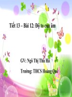 VẬT lý 7 TIẾT 13 