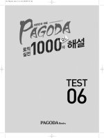 pagoda toeic RC 해설(6)