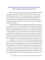 TIỂU LUẬN   tư TƯỞNG hồ CHÍ MINH về VAI TRÒ của NHÂN tố CHÍNH TRỊ TINH THẦN TRONG CHIẾN TRANH NHÂN dân bảo vệ tổ QUỐC