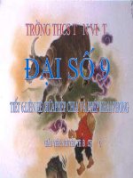 ĐẠI số 9 TIẾT 6 LIÊN HEEH GIỮA PHÉP CHIA và PHÉP KHAI PHƯƠNG 