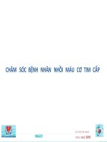 Chăm sóc người bệnh nhồi máu cơ tim cấp