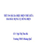 VẬT lý 7 TIẾT 30 