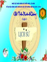 Lịch sử 4 NHÀ lý dời đô RA THĂNG LONG 