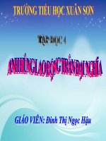 ANH HÙNG LAO ĐỘNG TRẦN đại NGHĨA 