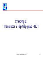 Transistor 2 Lớp Tiếp Giám BJT