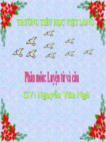 Giữ phép lịch sự khi bày tỏ yêu cầu, đề nghị LTVC lớp 4 số 4 