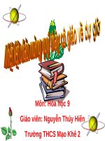 tiết 11 luyên tập chương 1 các hợp chất vô cơ 