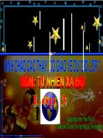 Vệ sinh cơ quan bài tiết nước tiểu TNXH lớp 3 số 3 