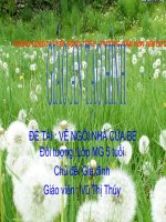 VẼ NGÔI NHÀ của bé 