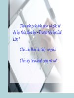 Chuyên đề đổi mới phương pháp dạy học tnxh lớp 4 