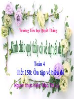 TIẾT 158 ôn tập về BIỂU đồ 