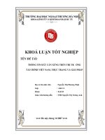 Khóa luận Thông tin bất cân xứng trên thị trường tài chính Việt Nam  Thực trạng và giải pháp