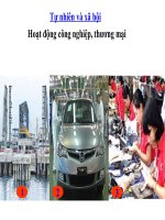 Hoạt động công nghiệp, thương mại TNXH lớp 3 số 5 