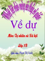 Hoạt động bài tiết nước tiểu TNXH lớp 3 số 4 