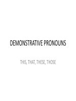 unit demonstratives slide powerpoint