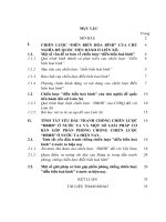 TIỂU LUẬN CHUYÊN NGÀNH   TÍNH tất yếu CHỐNG CHIẾN lược DIỄN BIẾN hòa BÌNH   bài học rút RA từ sự sụp đổ ở LIÊN xô và ý NGHĨA đối với CÁCH MẠNG VIỆT NAM