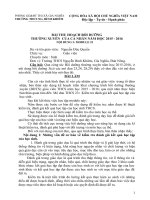 Bai thu hoach boi duong thuong xuyen THCS nam 2016