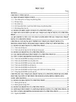 Xây dựng quy trình xác nhận giá trị sử dụng của phương pháp phân tích hóa học trong lĩnh vực hóa môi trường và áp dụng tính toán đối với phương pháp quang phổ hấp phụ nguyên tử xác định hàm lượng Đồng trong mẫu nước