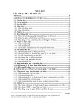 Thuyet minh dự án kỹ thuật về giao, quản lý khu vực biển