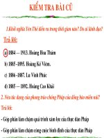 Bài 28  trào lưu cải cách duy tân ở việt nam nửa cuối thê kỉ XIX 