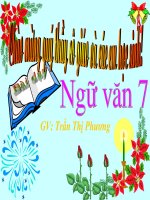 Bài giảng CHUẨN mực sử DỤNG từ ngữ văn 7 