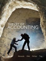 Survey of accounting 3rd ed thomas edmonds