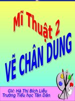 Bài 10 đề tài tranh chân dung mĩ thuật 2 