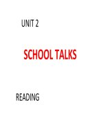 Unit 2 school talks (1) 