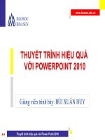 Thuyết Trình Hiệu Quả Với Powerpoint 2010