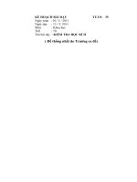 Kế hoạch bài dạy môn khoa học lớp 4 tuần 35 t70 