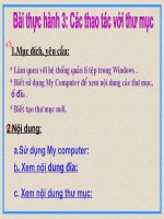 Bài thực hành 3  các thao tác với thư mục 1 