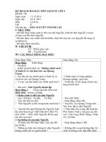 Giáo án môn lịch sử lớp 4 tuần 31 