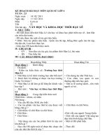 Giáo án môn lịch sử lớp 4 tuần 23 