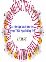 Bài 9  đời sống của người nguyên thuỷ trên đất nước ta 