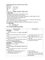 Giáo án môn lịch sử lớp 4 tuần 20 