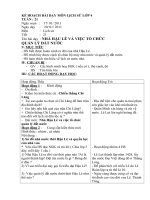 Giáo án môn lịch sử lớp 4 tuần 21 