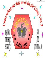 So  sánh  dấu chấm LTVC lớp 3 số 13 