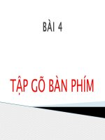 Bài 6  học gõ mười ngón 