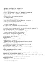 Trắc nghiệm môn kinh tế phát triển 