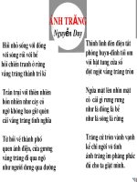 Bài 12  ánh trăng 