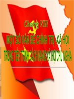 Bài giảng những nguyên lý cơ bản của CN mác lê nin p2  nguyễn khánh vân chương 8 một số vấn đề CT XH trong tiến trình CM XHCN 