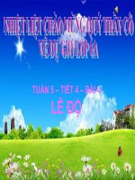 Bài 4  lễ độ 