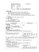 Giáo án môn lịch sử lớp 4 tuần 19 